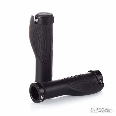 Грипсы эргономические 130 мм с алюминевыми струбци