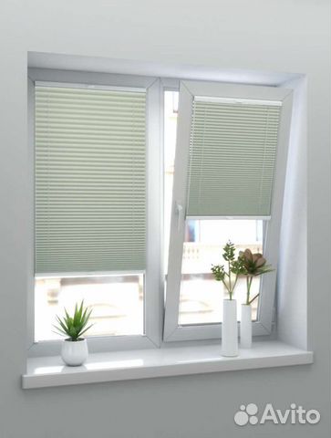 Шторы плиссе Ноктюрн блэкаут светло-бежевый