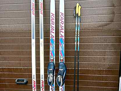 Комплект лыжный взрослый NNN 180 см с палками