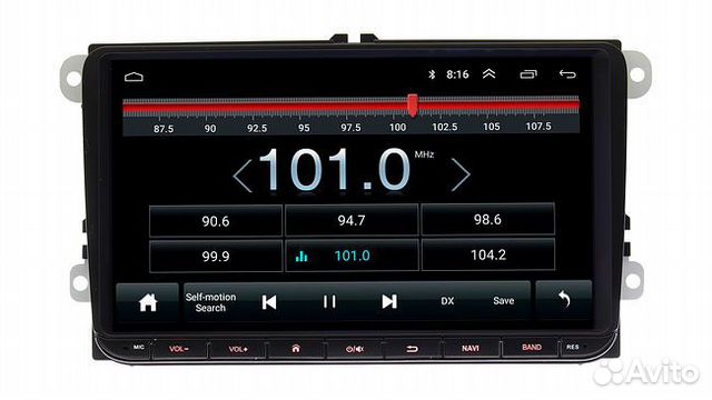 Магнитола VW, Skoda, Seat Parafar android