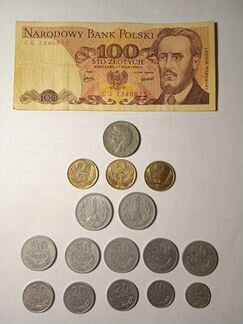 Польские купюры, монеты