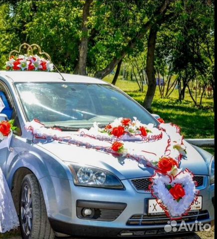Украшения на свадебную машину