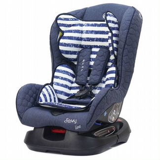 Автокресло с хорошим пластиком джинс blue