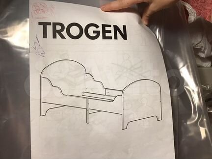 Кровать раздвижная от Икеи + матрас