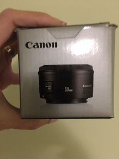 Объектив canon ef 50mm 1:1,8