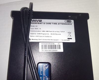 Anviz C2 Система учета рабочего времени