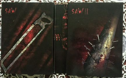 Трилогия фильма пила на 6DVD дисках. На английском