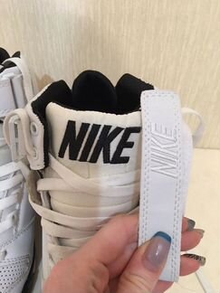 Кроссовки найк nike белые на платформе