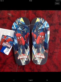 Новые сланцы Marvel Spider-man 32;34
