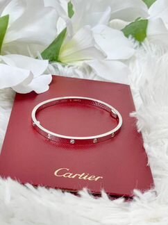 Золотой браслет в стиле Cartier