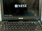 Mega book MSI модель MS-1314 на запчасти объявление продам