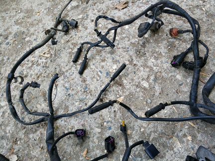 Проводка двигателя 3.0 CASa VW Туарег Audi Q7