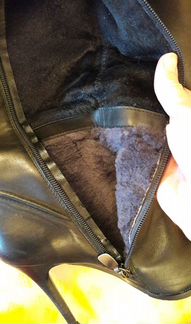 Сапоги кожанные европейка maskotte