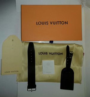 Новая багажная бирка и ремешок Louis Vuitton ориг