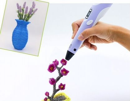 3D ручка Myriwell с ЖК дисплеем + 50м пластика