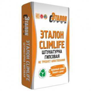Штукатурка гипсовая Эталон Glimlife серый 30 кг
