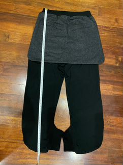Брюки шерсть с баской M/L