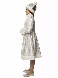 Карнавальный игровой костюм Снегурочка Узорчатая