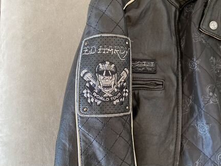 Куртка эд харди натуральная кожа