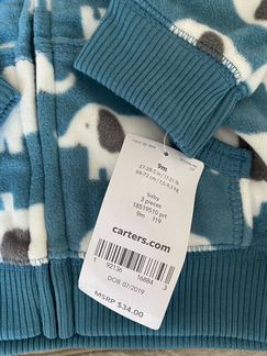 Толстовка флисовая Carters