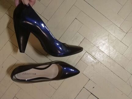 Туфли темно-синие