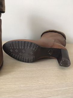 Ботильоны, овчина, Р40, сапоги зимние 38р б/у