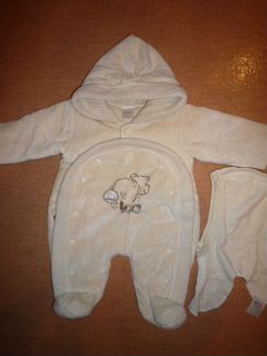Зимние комбинезоны DuPam/Mothercare от 0 до 86 см