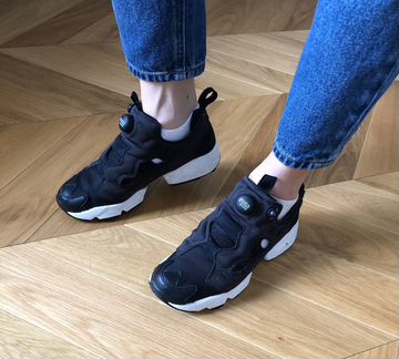 Reebok кроссовки instapump fury og чёрные