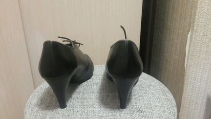 Ботильоны кожаные
