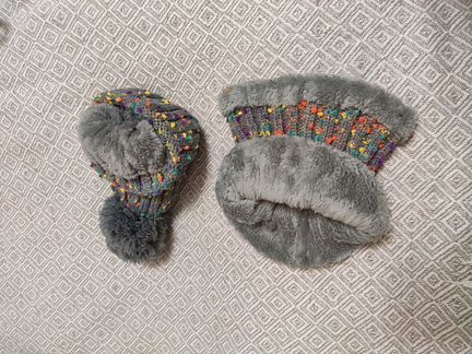 Шапка и шарф, абсолютно новые