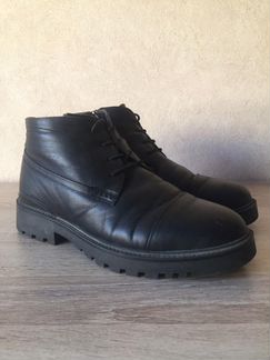 Ботинки зимние кожаные