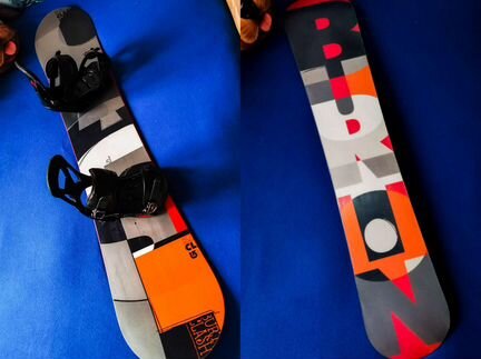 Сноуборд Burton clash 151+крепы Burton Freestyle