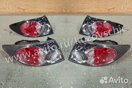 Фонарь Мазда 6 гг рестайлинг темный хром