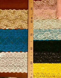 Кружево стрейч элластичное и шантильи