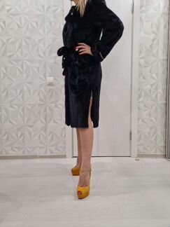 Шуба норовая халат