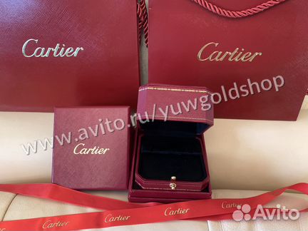 Коробка Cartier под серьги