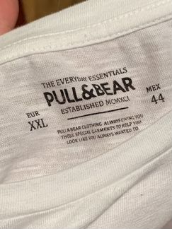 Белая футболка Pull & Bear
