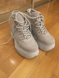 Новые кожаные замшевые кроссовки, ботинки Zara 38