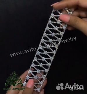 Золотой браслет с бриллиантами