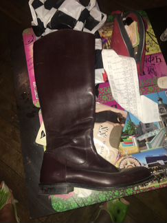 Сапоги кожаные Hugo boss оригинал