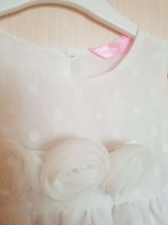 Платье белое GeeJay 2-3