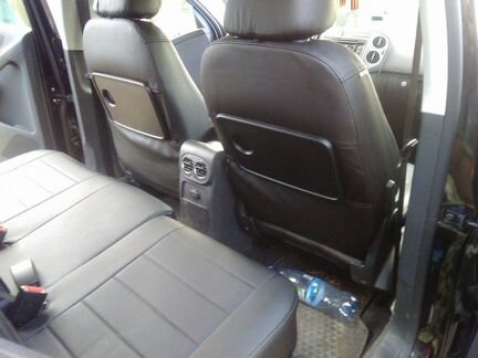 Модельные чехлы Фольксваген Тигуан 1 из экокожи