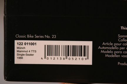 Munch Mammut 4 TTS Single - Seater 1966 №122 01100