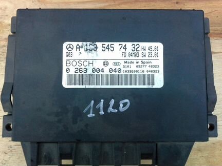 Блок управления парктроников Мерседес A1635457432