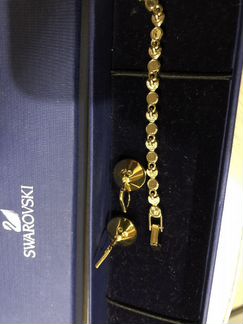Swarovski браслет Tennis и серьги Bella оригинал