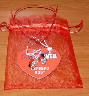 Серьги / Сережки Минни Маус серебро 925 пр