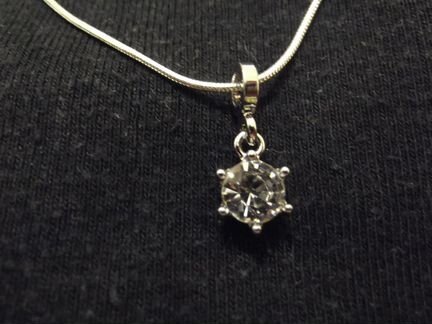 Серебро цепочка С кулоном