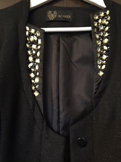 Пиджак черный Acasta новый