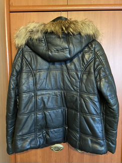 Куртка кожаная утепленная