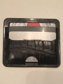 Картхолдер из кожи крокодила jumo оригинал